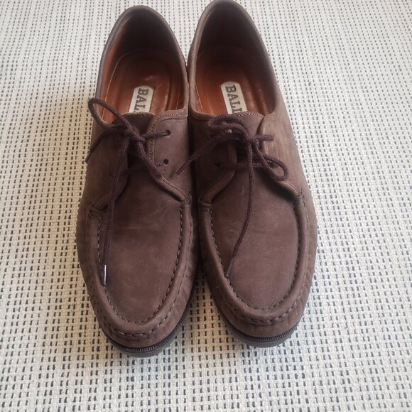 Vintage Bally suede loafers, 7.5 - Picture 3 of 11